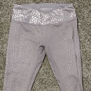 Kimberly Gray Leopard Print Leggings